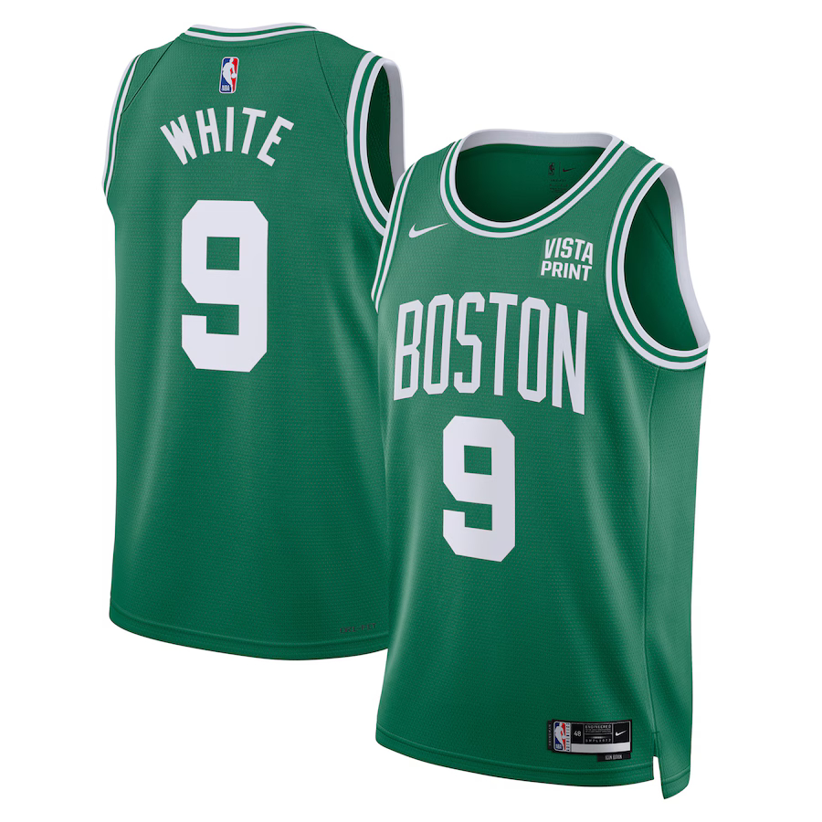 Men's Boston Celtics Derrick White #9 Icon Editon 2023-2024 Green Jersey 2401XMXH